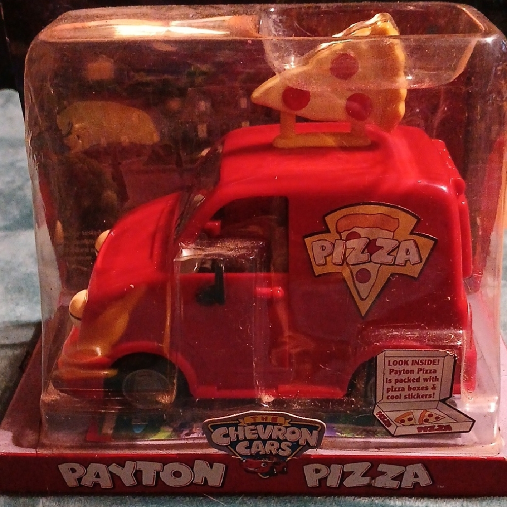 Chevron Cars Payton Pizza Red Toy Vehicle